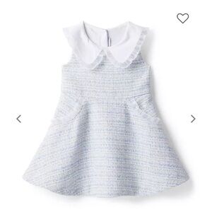 Janie&Jack Boucle Collared Dress